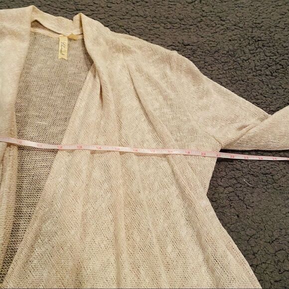 Chennault Off White Cardigan Size Large - Picture 6 of 10